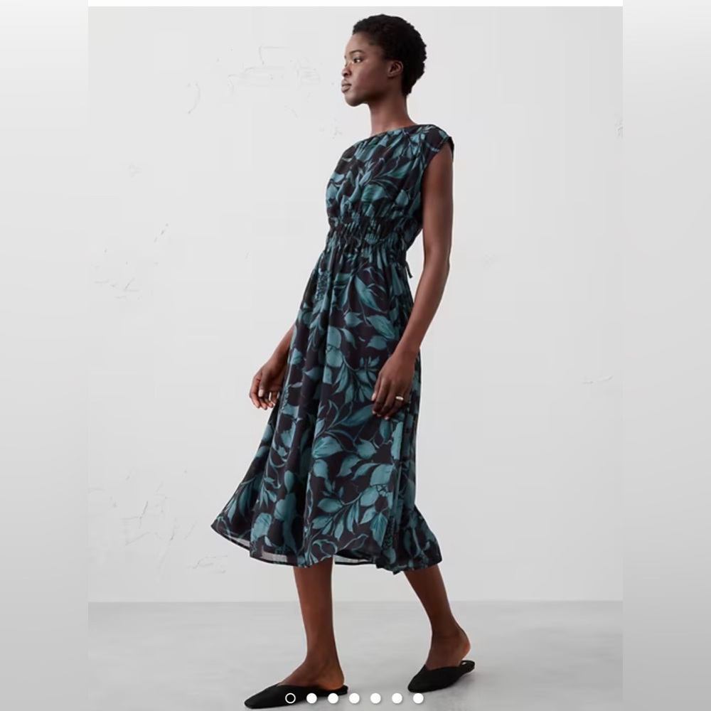 Banana Republic Side-Tied Midi Dress NWT - size XS